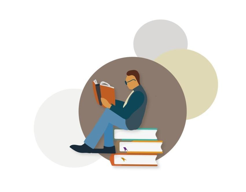 Man Book Reading To Sit