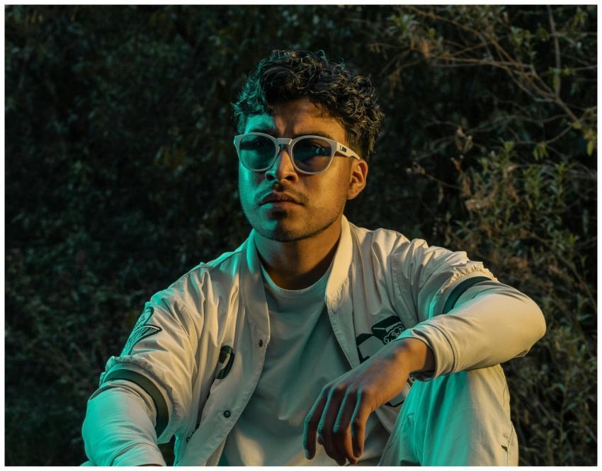 Portrait Stylish Man Outdoors