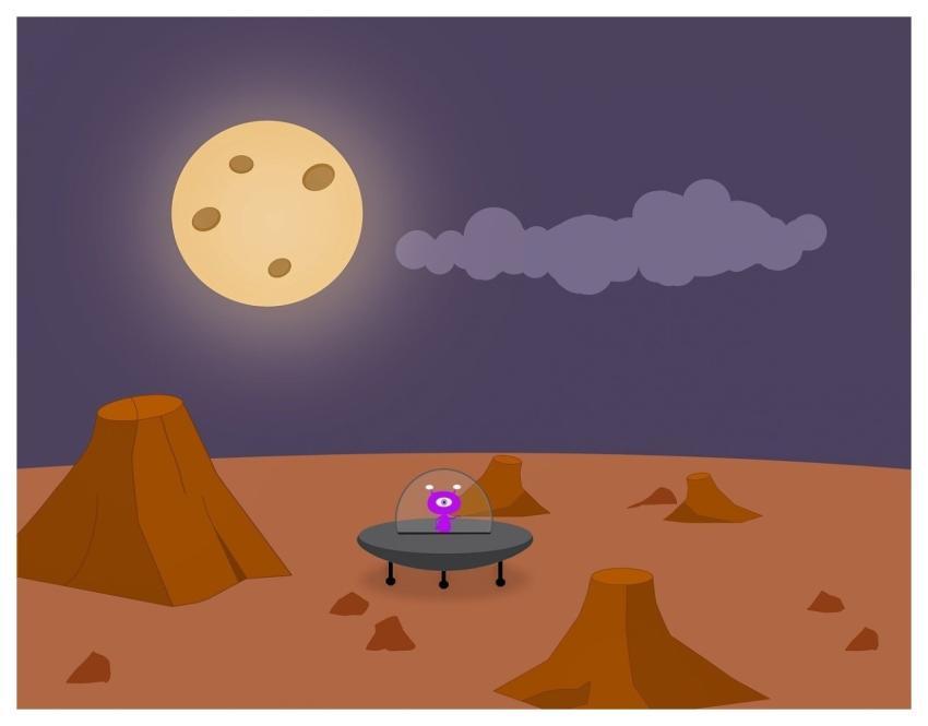 Planet Alien Science Fiction Space Craft