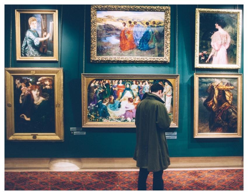 Man Painting Paint Museum