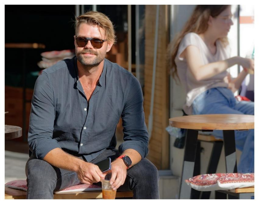 Man Young Shirt Sunglasses