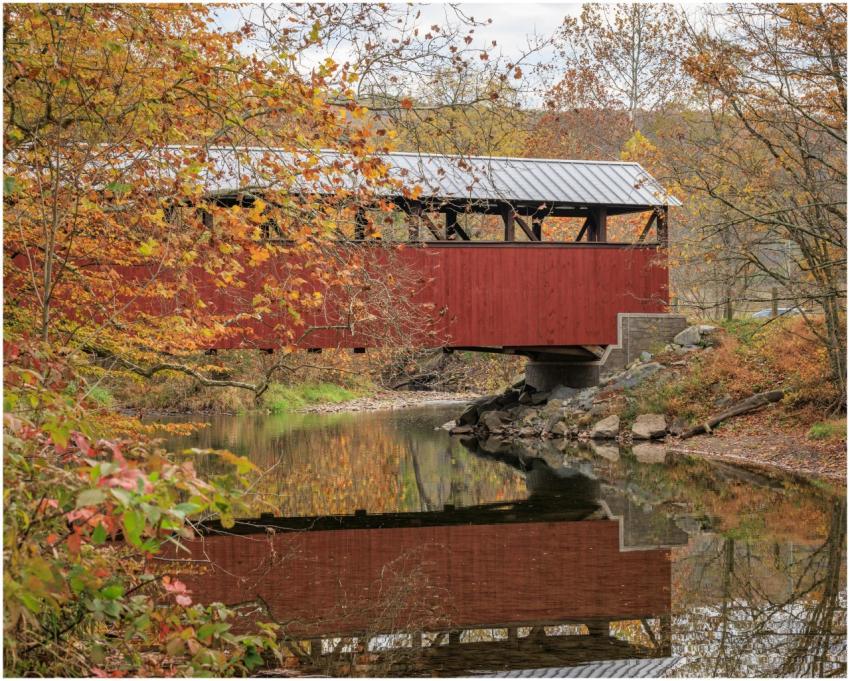 Scenic Autumn Pennsylvania Covered