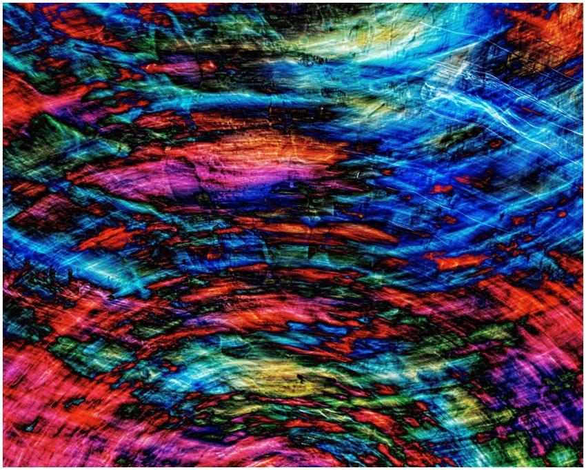 Colorful swirling abstract art with vibrant motion