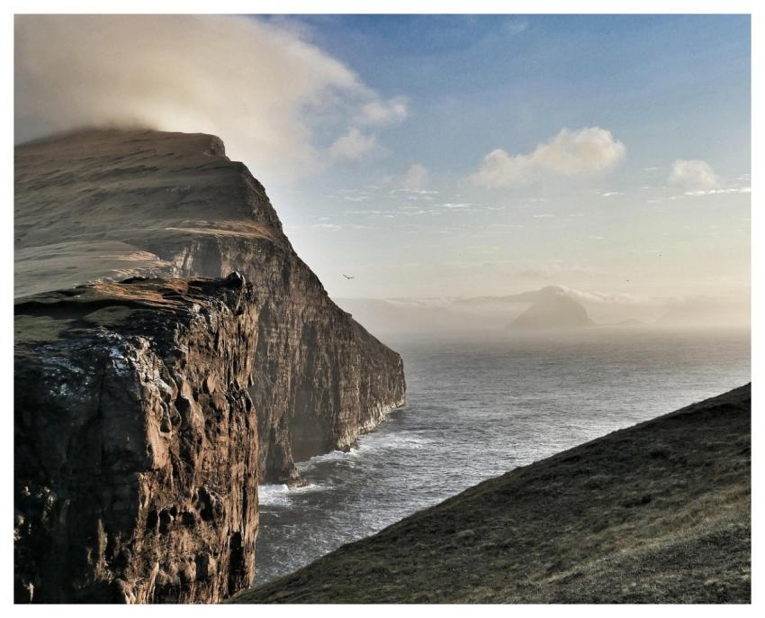 Island Landscape Faroe Islands Nordic