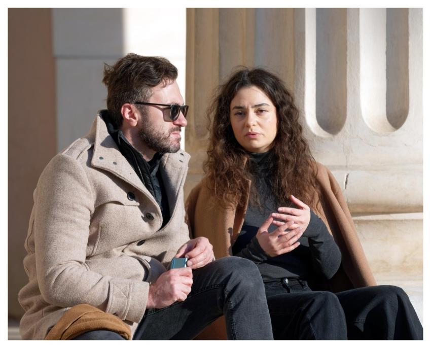 People Couple Conversation Talking