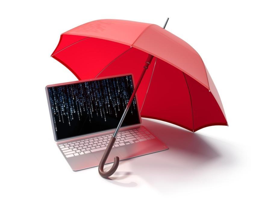Computer Protection Umbrella Laptop Computer