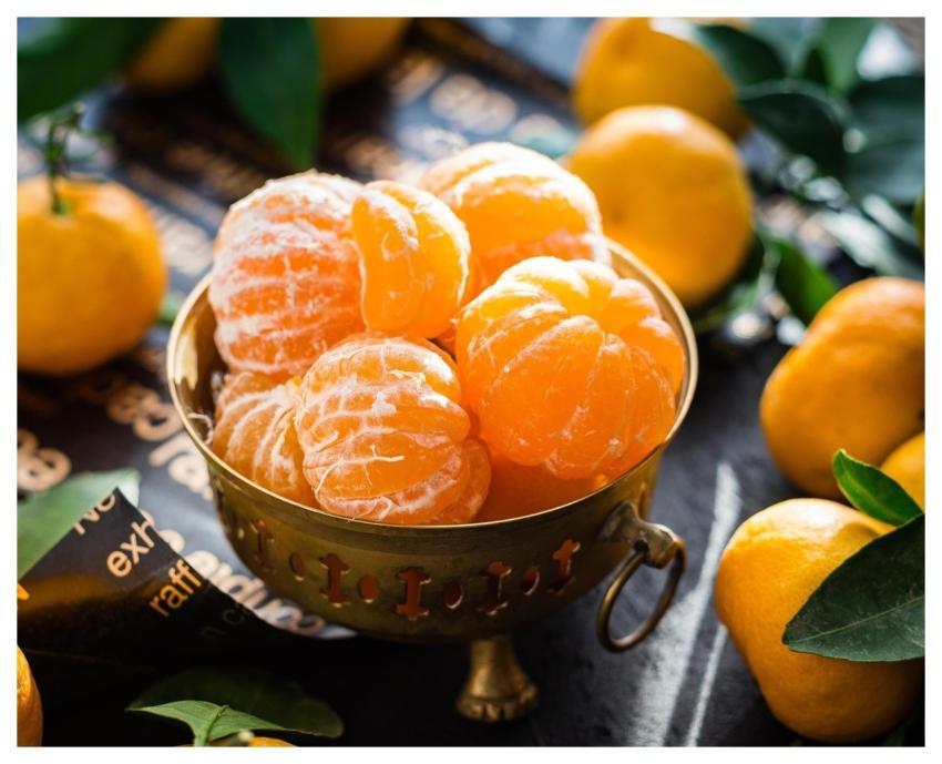 Mandarins Oranges Fruits Food