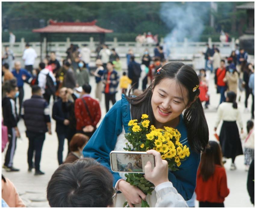 Young Woman Enjoying Outdoor