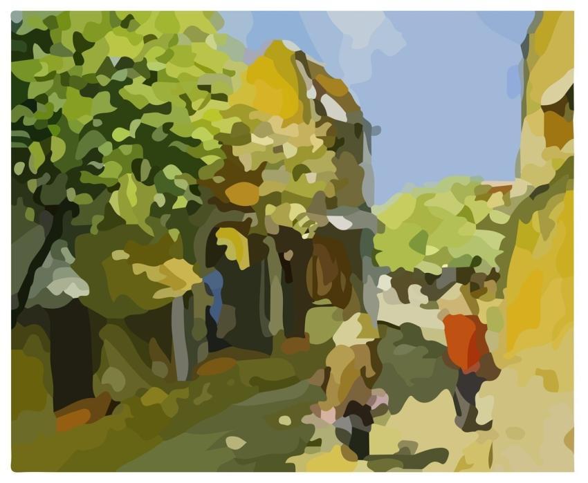 Street People Low Poly Art Low Polygon Art