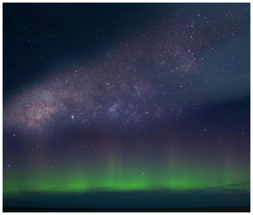 Marvel at the breathtaking view of the aurora bore