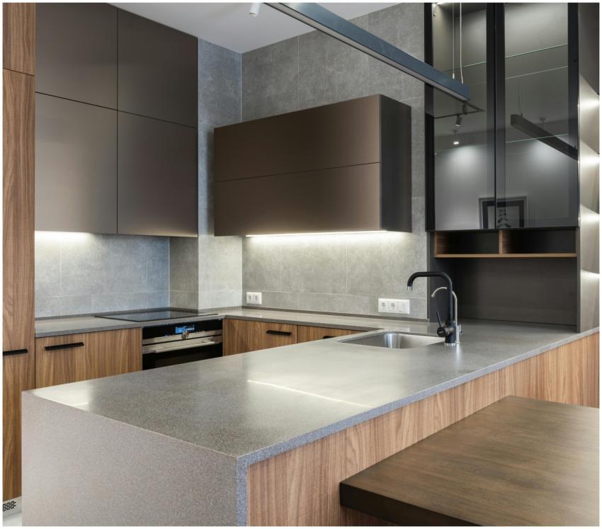 Sleek and modern kitchen with contemporary applian