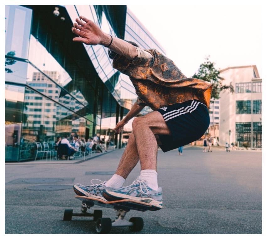Skater Urban Skateboard Perspective