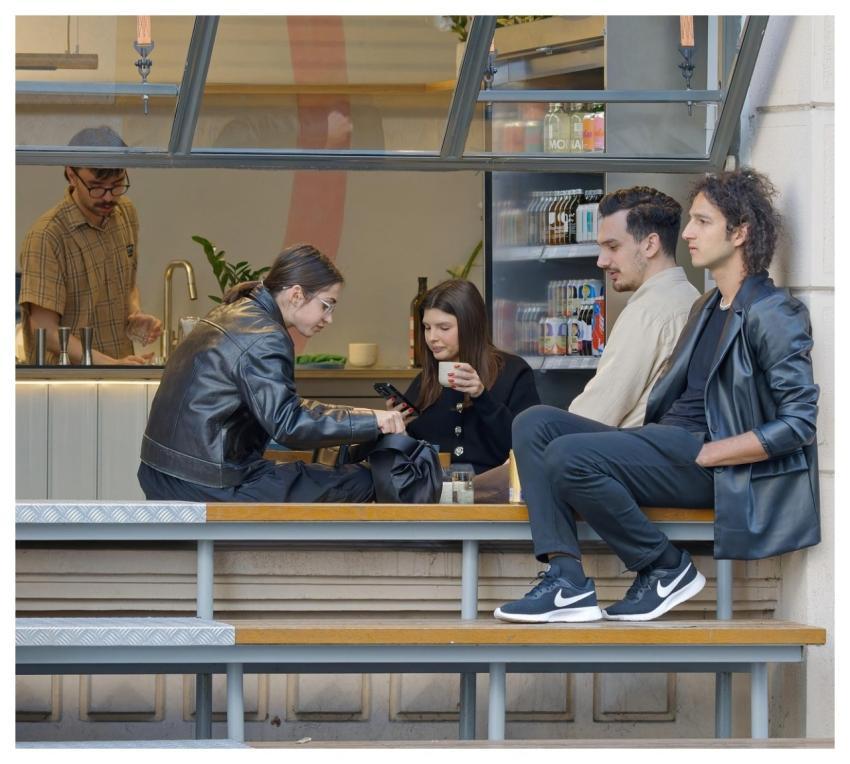 People Young Relaxing Window