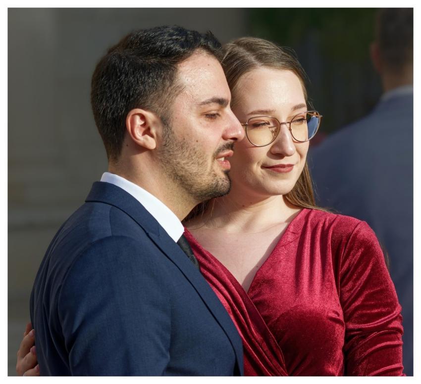 Couple Lovers Wedding Together