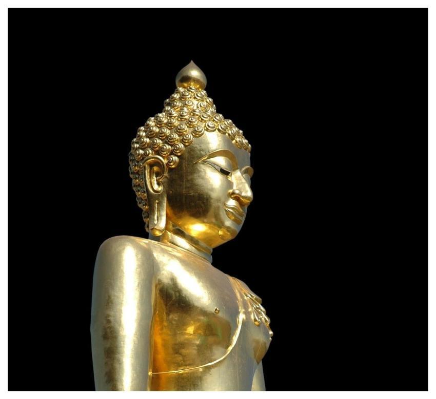 Buddha Gold Statue Sculpture