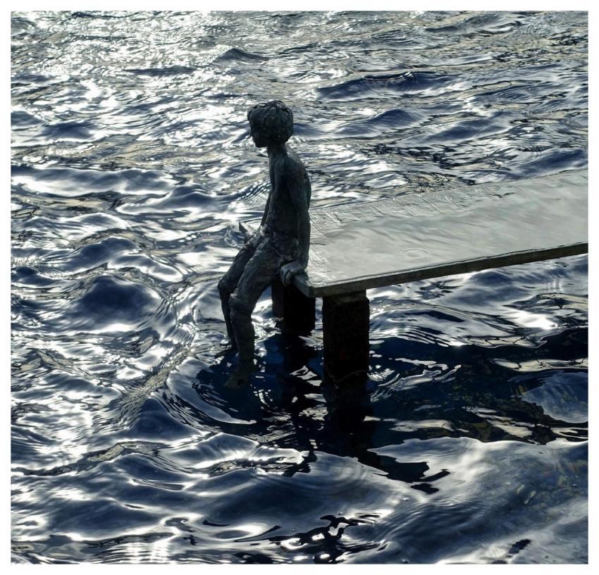 Sculpture Art Figure Water