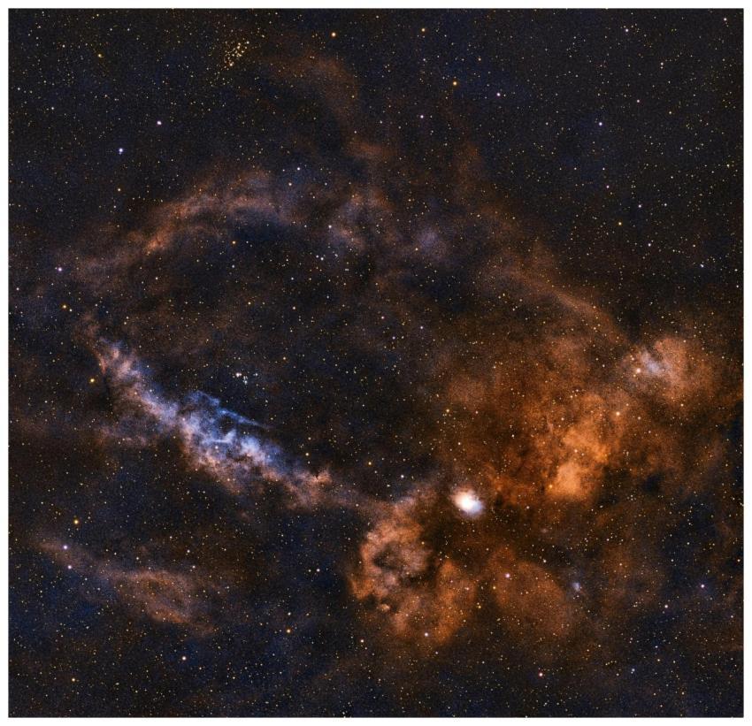 Beautiful astrophotography of the starry night sky