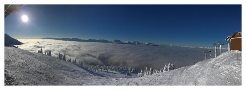 Snow Resort Clouds Winter