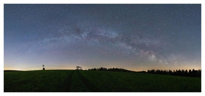 Milky Way Panorama Astro Night