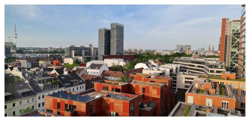 City Building Houses Horizon