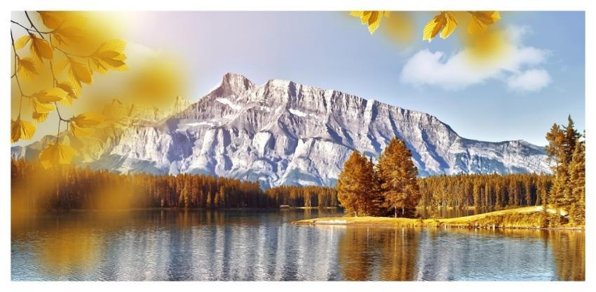 Landscape Nature Lake Mountains