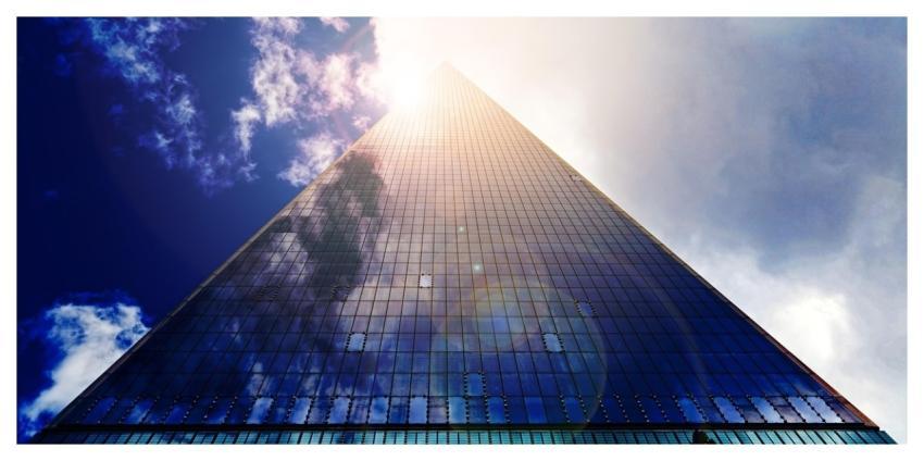 Skyscraper Glass Facade Facade Office Building