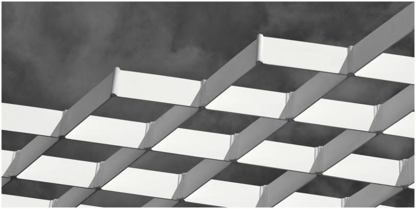 Geometric pattern of an abstract architectural str