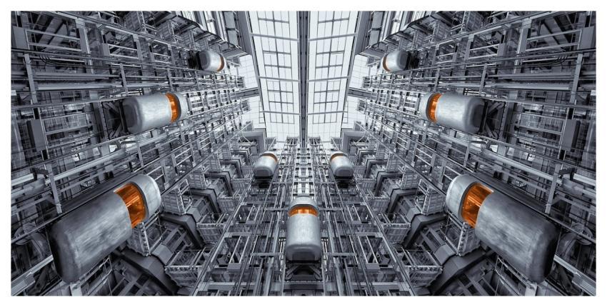 Elevators Berlin Ludwig Erhard Haus Architecture