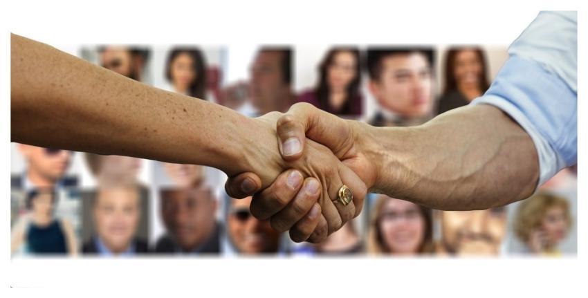 Hands Business People Team Collaboration