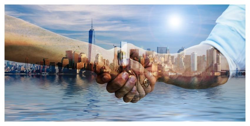 Business People Team Handshake Collaboration