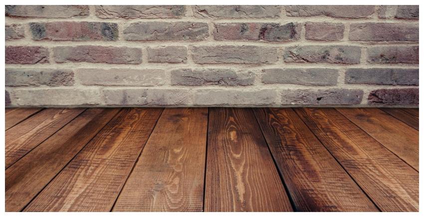 Stylish vintage brick wall background complemented