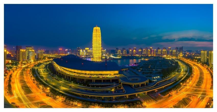 Zhengzhou City View Night Building