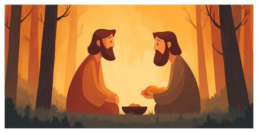 Spiritual Serene Ancient Robed