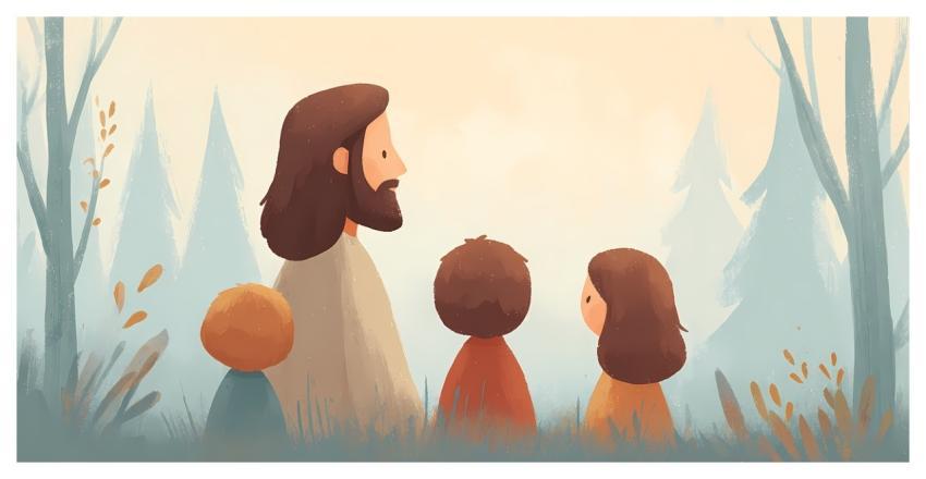 Spiritual Serene Ancient Robed