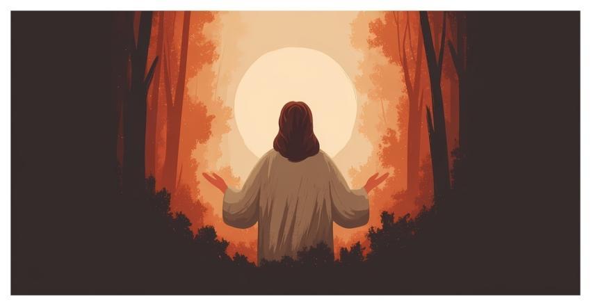 Jesus Prayer Solitude Forest