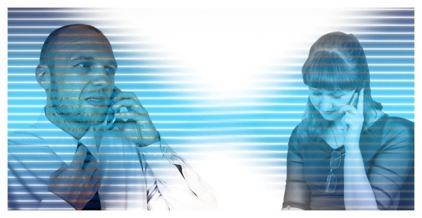 Business People Businesswoman Businessman Make A P