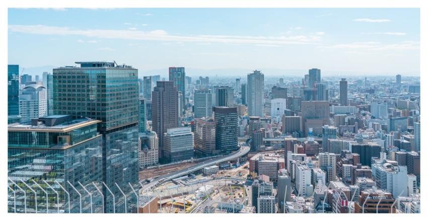 Osaka Skyline Cityscape Architecture