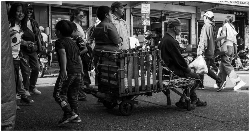 Busy Urban Street Scene
