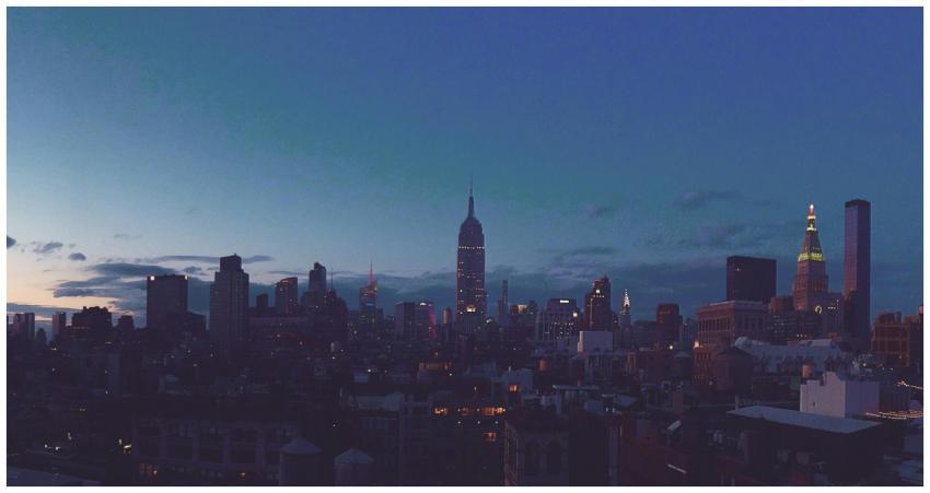 Captivating view of the New York City skyline at d