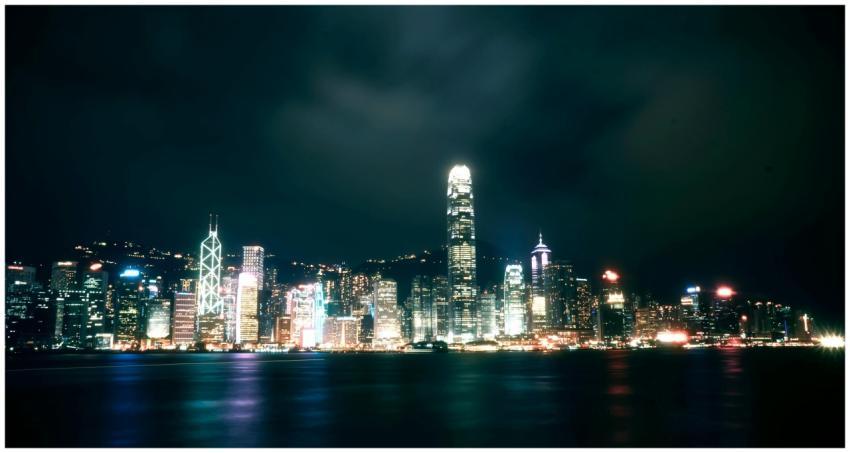 Experience the illuminated skyline of Hong Kong Is