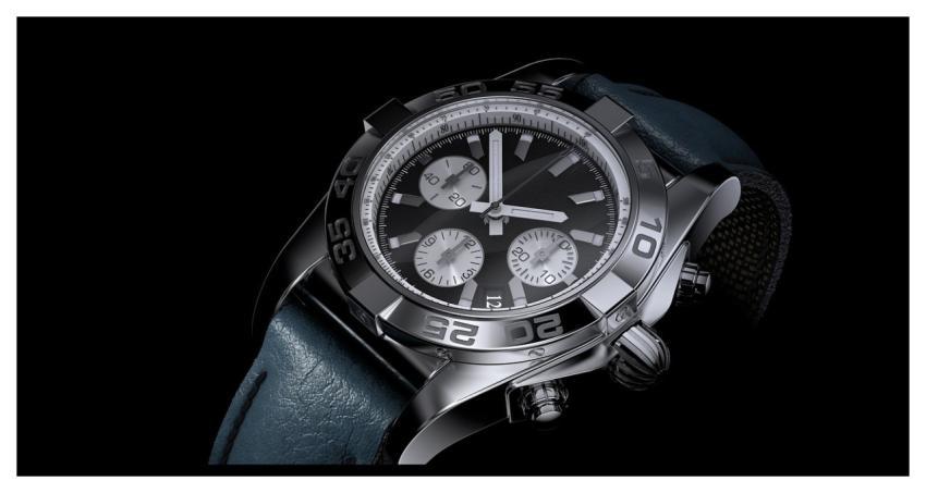 Time Clock Wrist Watch Chronometer