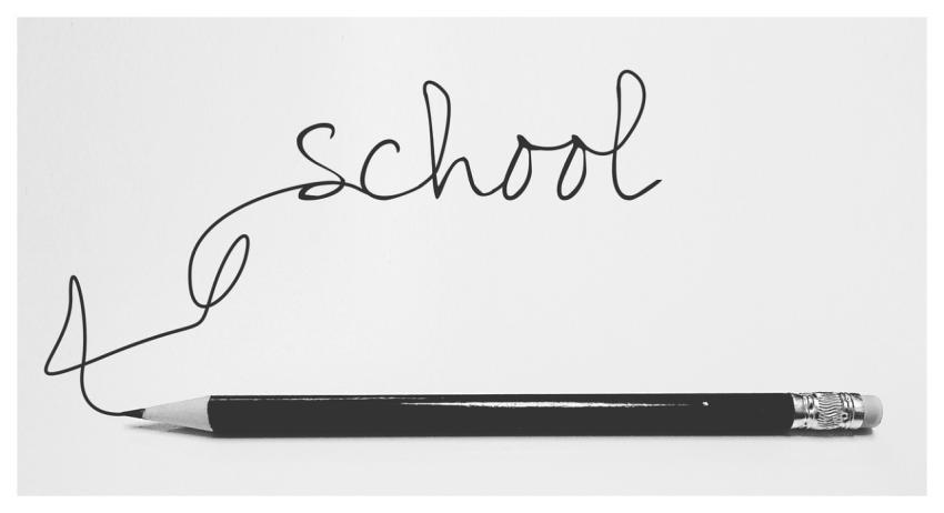 School Instruction Pencil Write