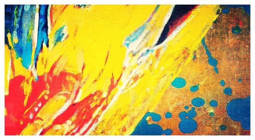 Abstract Colors Yellow Araynal74