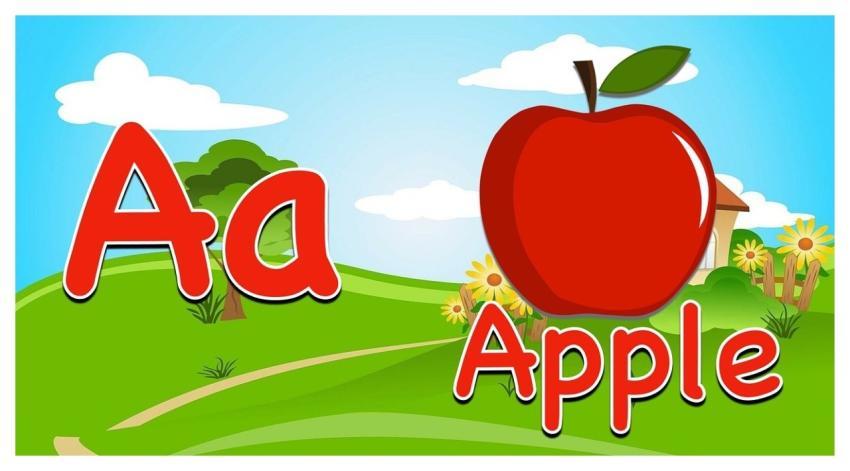 Alphabet Letter A Apple Letter