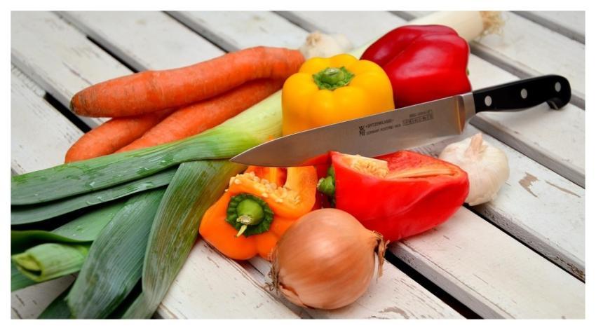 Vegetables Knife Paprika Traffic Light Vegetables
