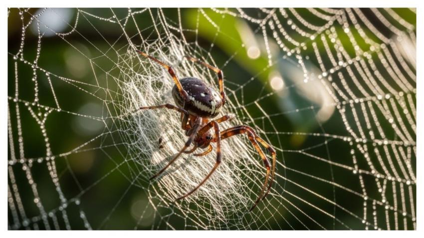 Spider Web Dew Nature