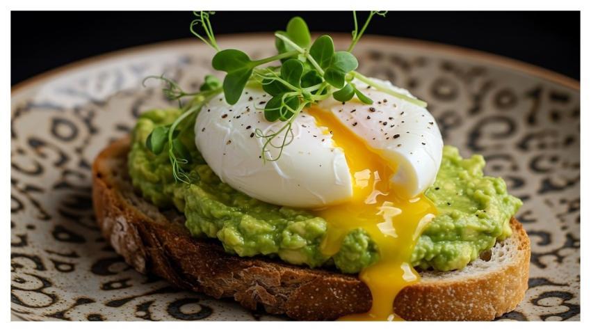 Avocado Toast Egg Poached