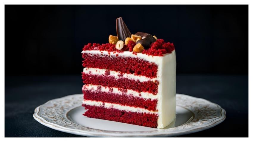 Red Velvet Cake Nature Frosted