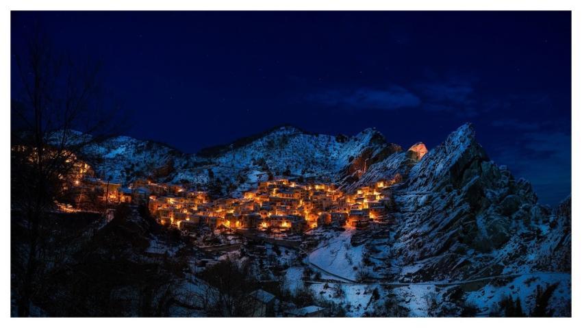 Castelmezzano Town Illuminated Commune