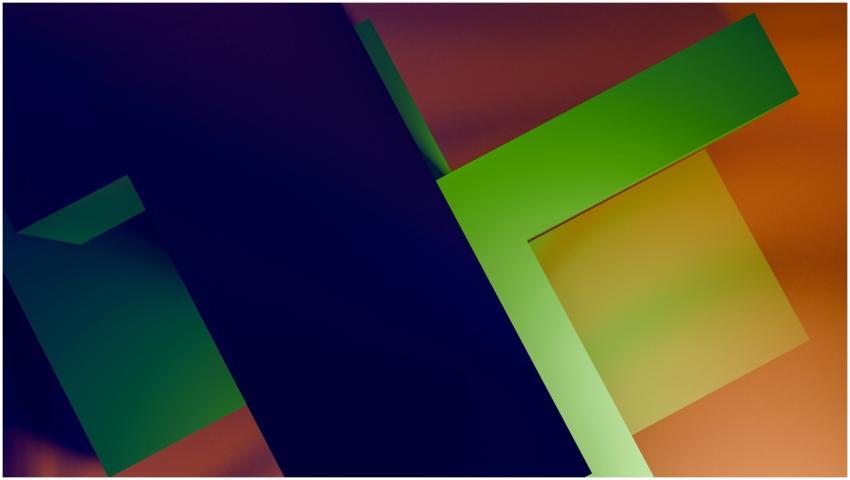 Colorful geometric abstract art with a dynamic com